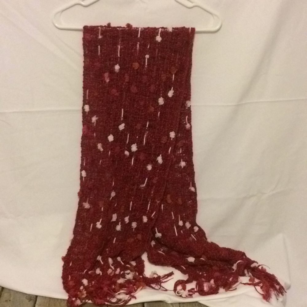 Fun red scarf